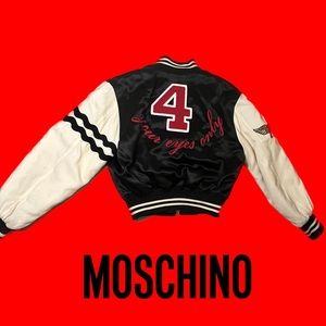 Vintage Moschino Cheap & Chic-Varsity Bomber Jacket Vintage M